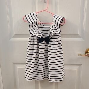 Janie and Jack Black and White Casual Sundress